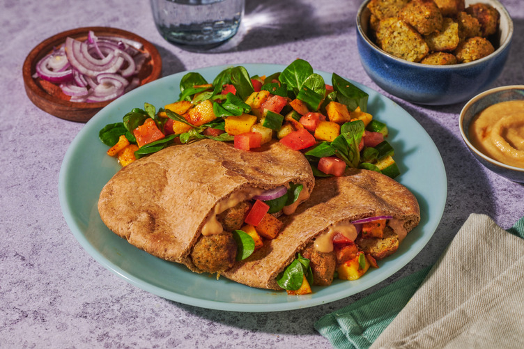 Mango-nificent Falafel Pitas