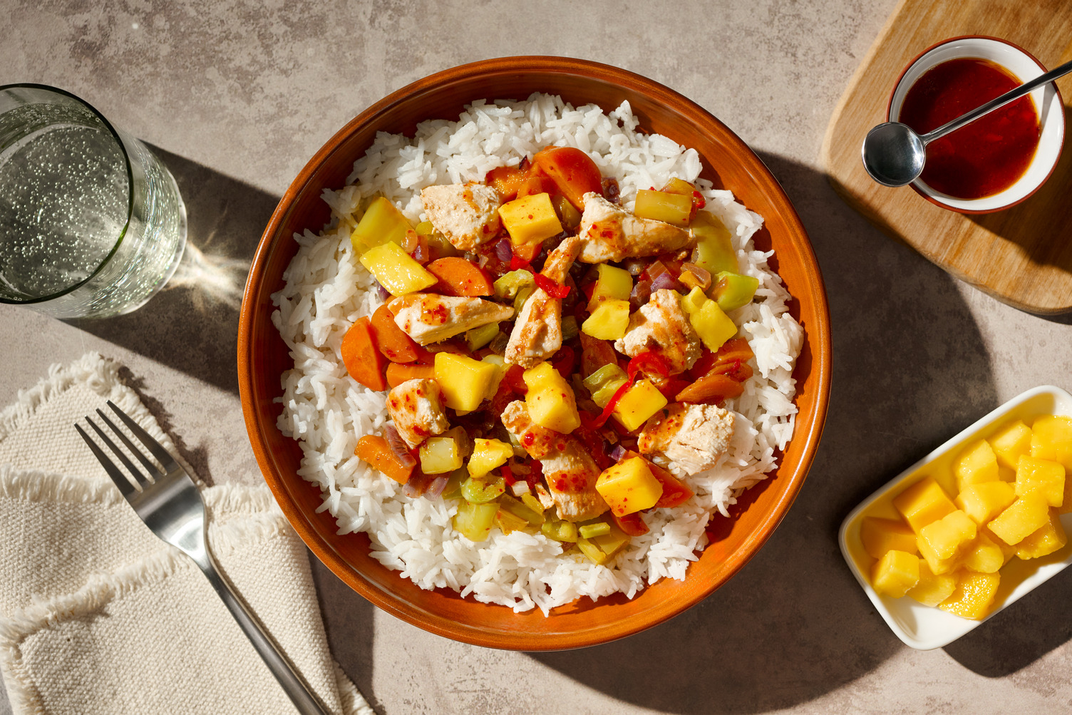 SWICY SMAAKEXPLOSIE! Mango, harissa-honing en zoete chili