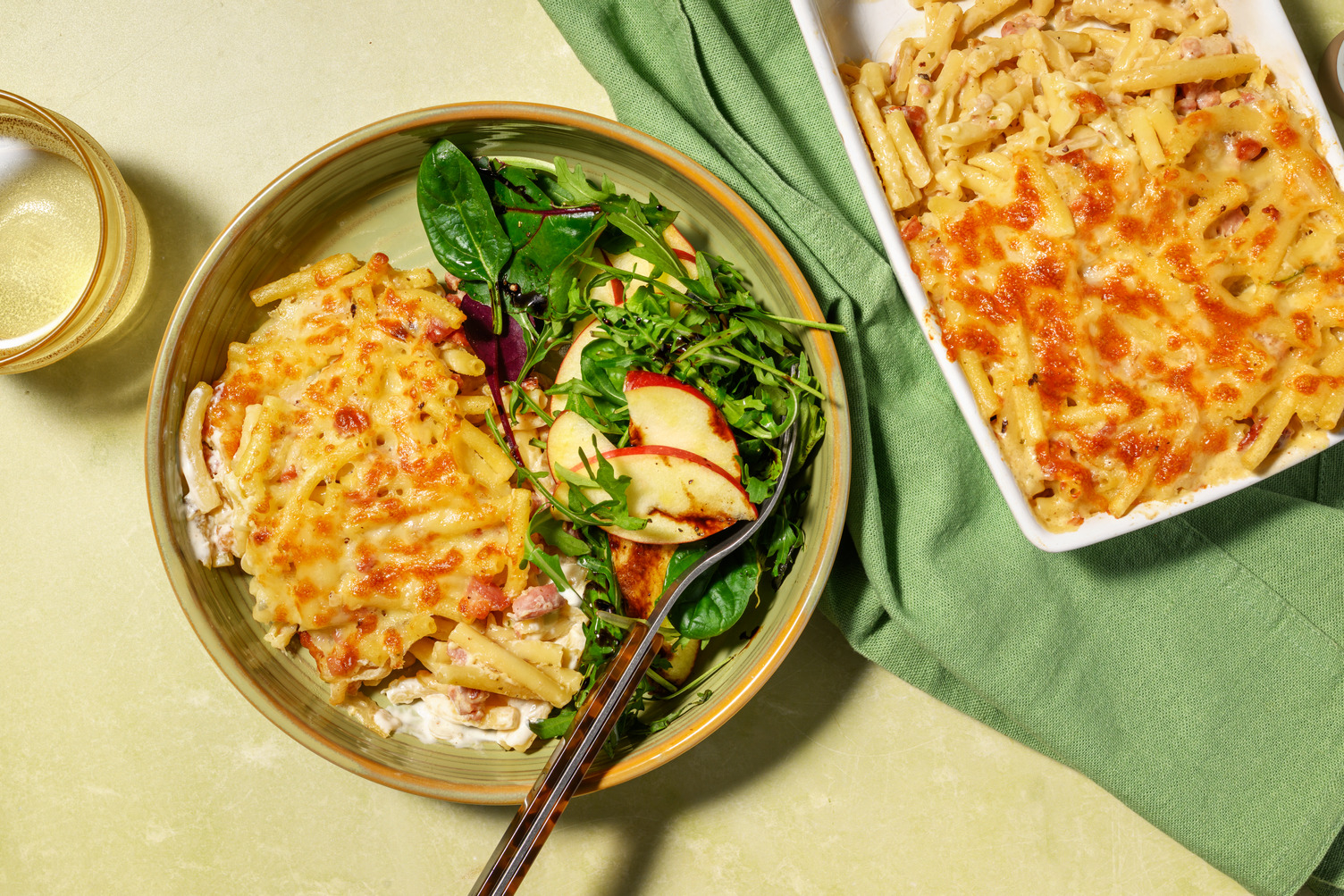 Bacon and Caramelised Onion Croziflette Style Pasta