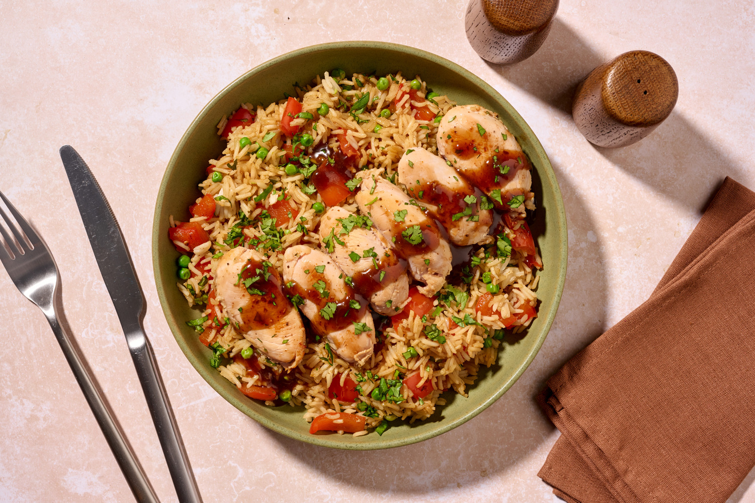 One Pot Peri Peri Double Chicken and Rice