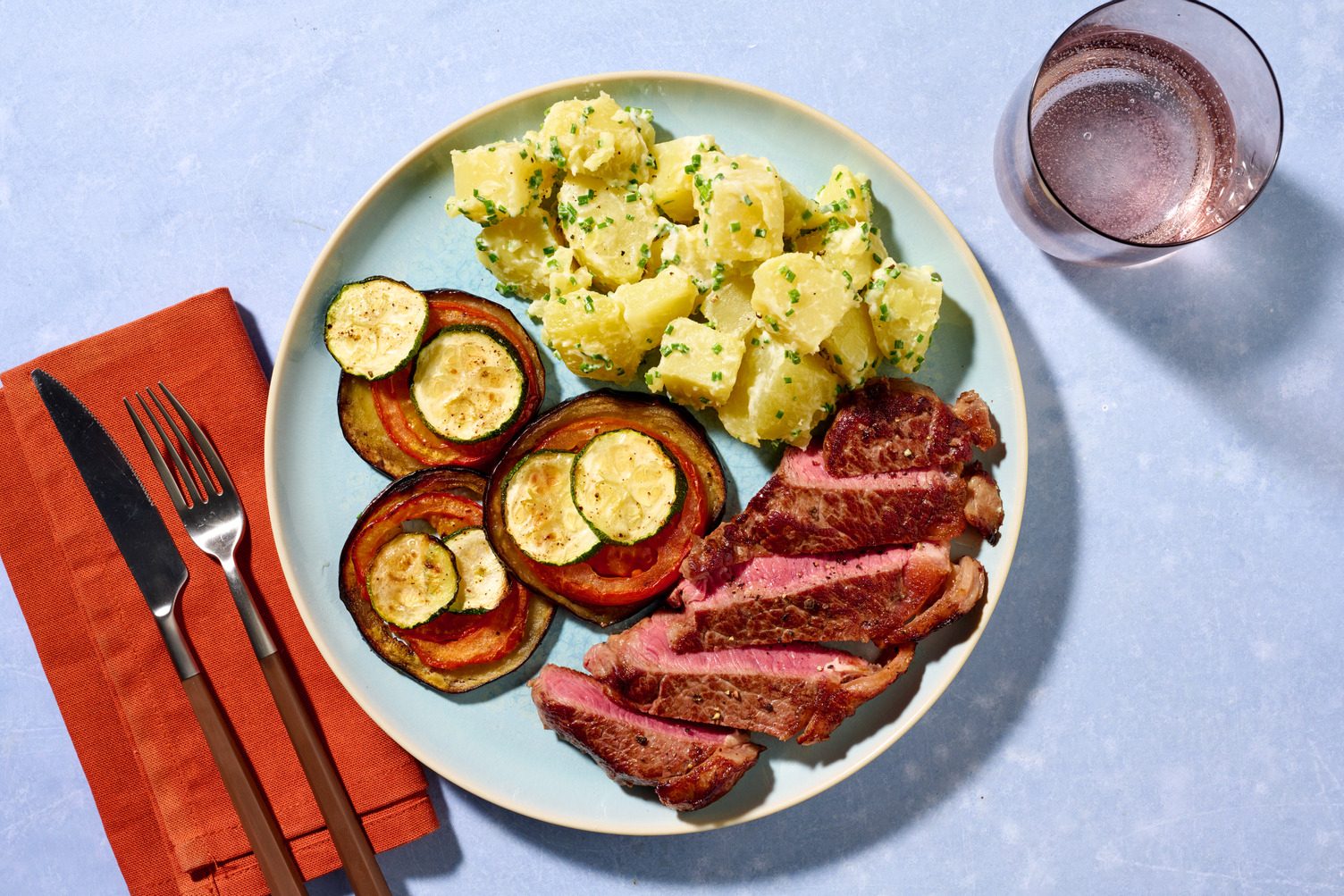 Filet mignon de bœuf & tian de légumes