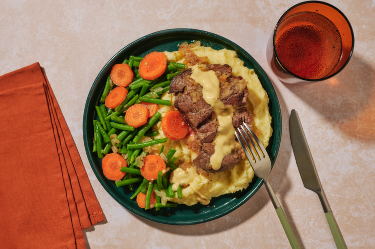 Filet mignon in mosterdroomsaus