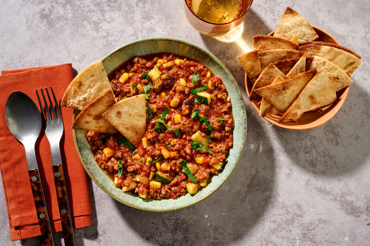 Bowl au haché végé & légumes façon empanada 