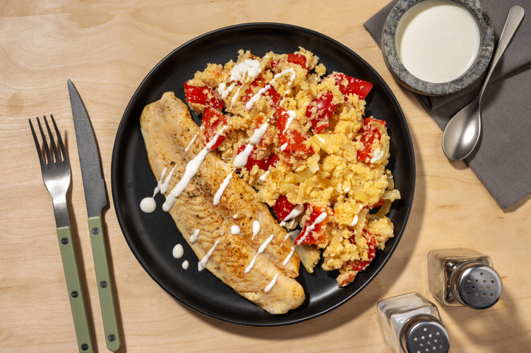 Pan-Seared Mexican Spiced Beef Rump on Cauli Rice 