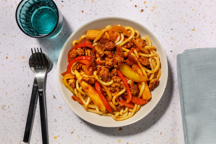 Speedy Szechuan Pork Udon