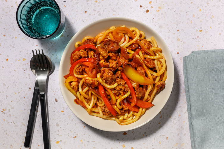 Speedy Szechuan Pork Udon