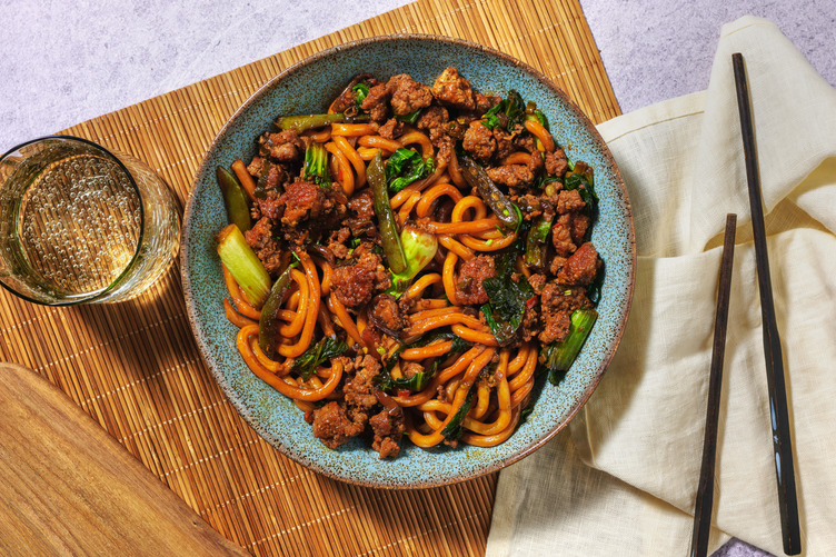 Soy and Scallion Turkey Noodles
