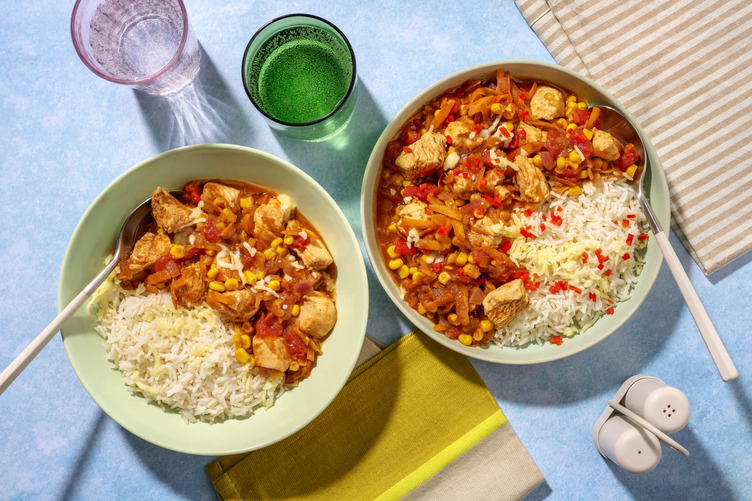 Double Chicken and Sweetcorn Chilli