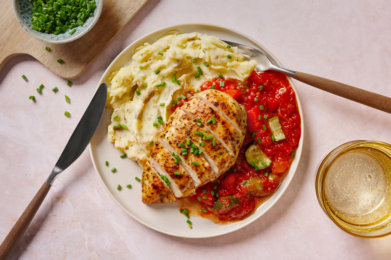 Warming Chicken and Red Wine Ratatouille