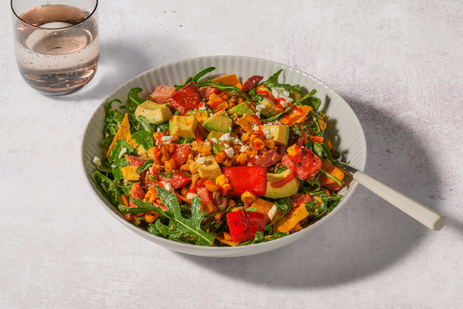 Rask meksikansk nachosalat