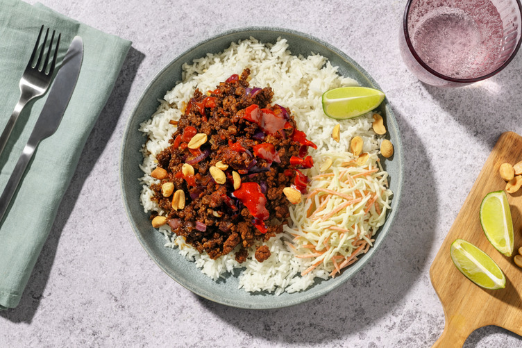 Speedy Sweet Asian Bowl with Mixed Mince