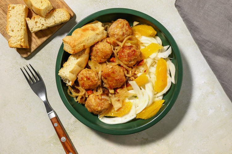 Polpette di pollo 100% italiano stile 'in saor'