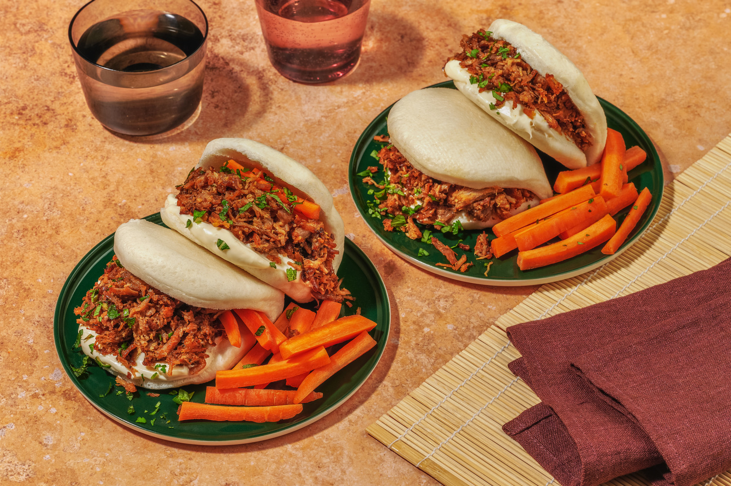 Bao Buns mit Pulled Pork