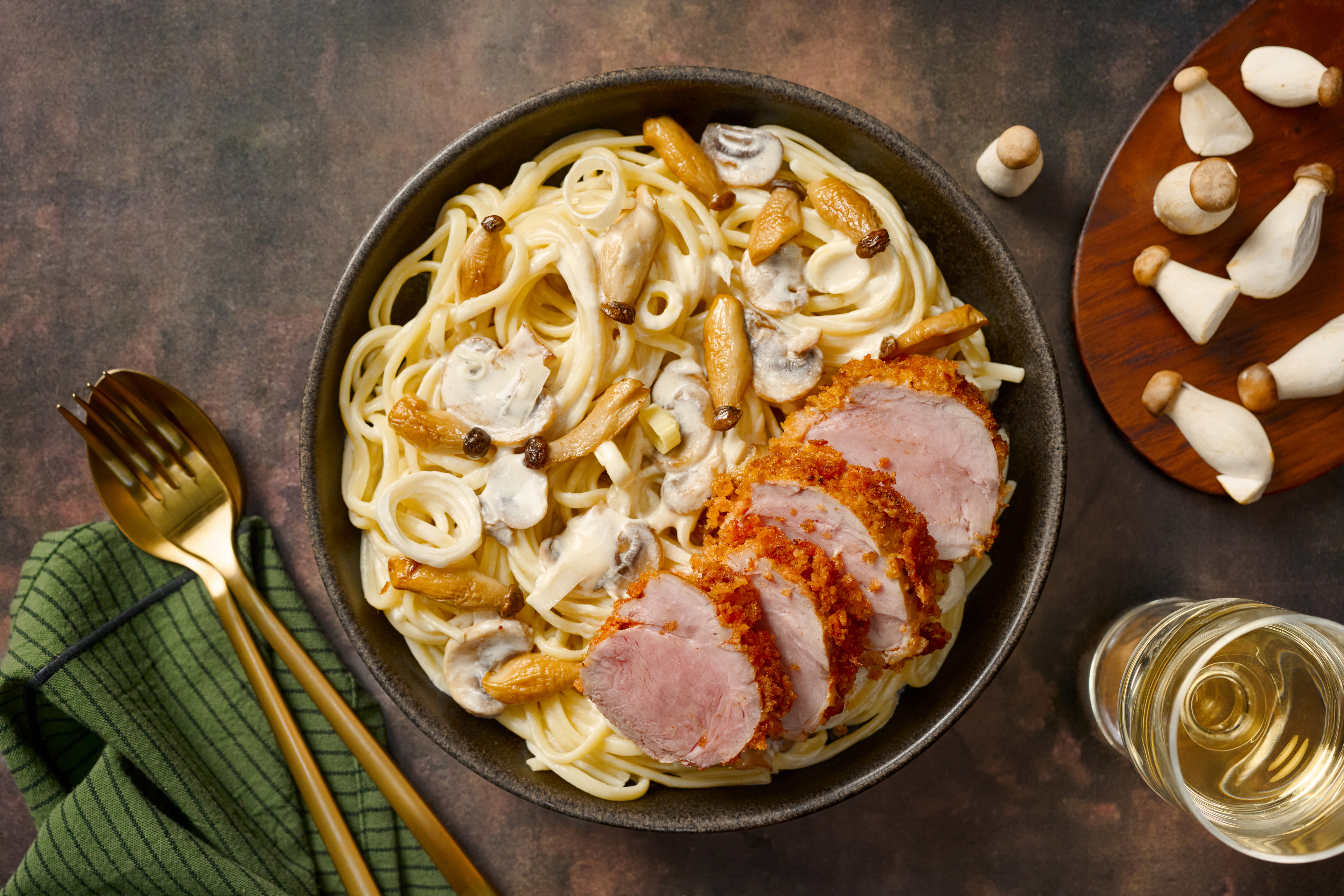Knuspriges Schweinefilet nach Milanese-Art