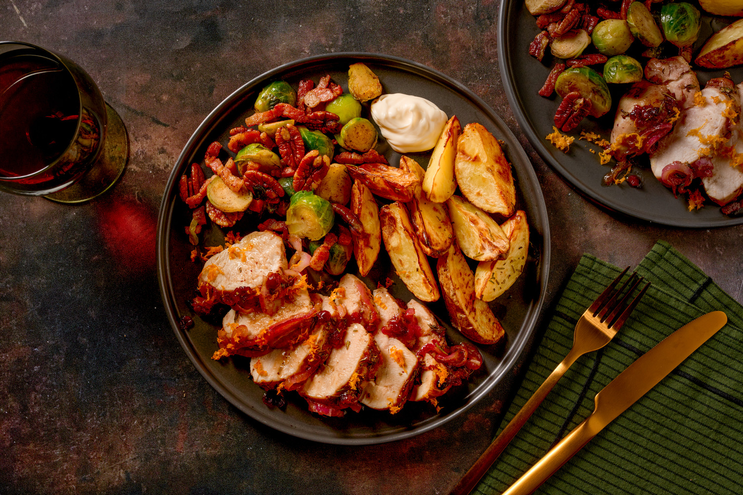 Kipfilet in sinaasappel-cranberrysaus