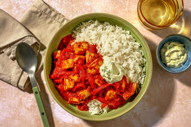 Chipotle Spiced Double Chicken and Pepper Stew