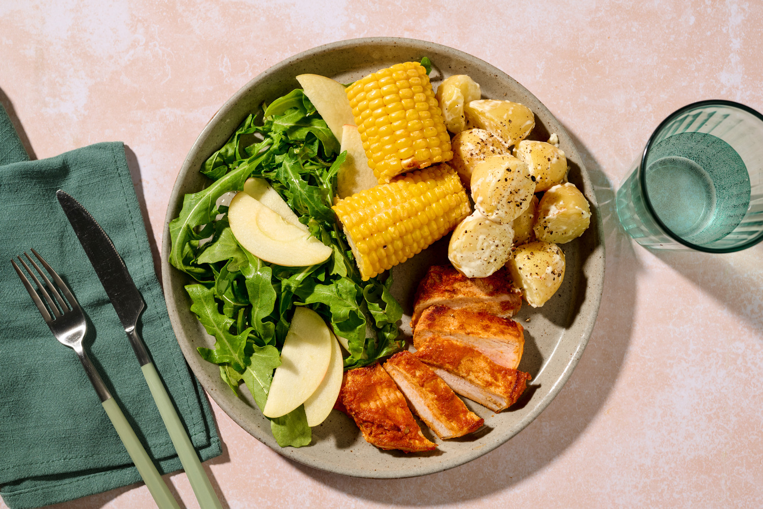 Amarillo Chilli Rump Steaks & Garlic Corn on the Cob