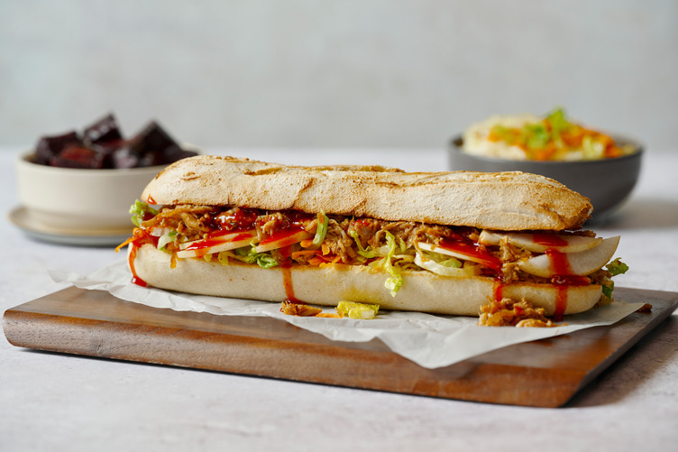 Spiced Sriracha Pulled Pork Sandwich