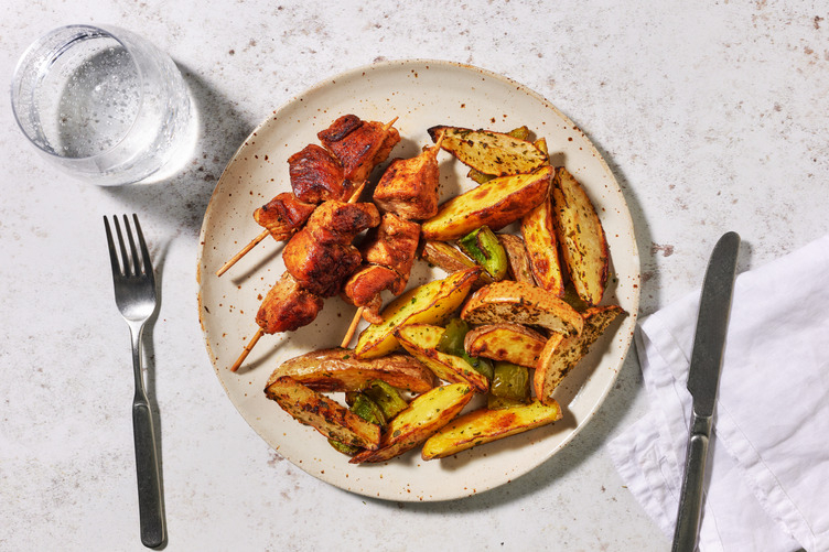 Pinchitos de pollo con aderezo al estilo cajún