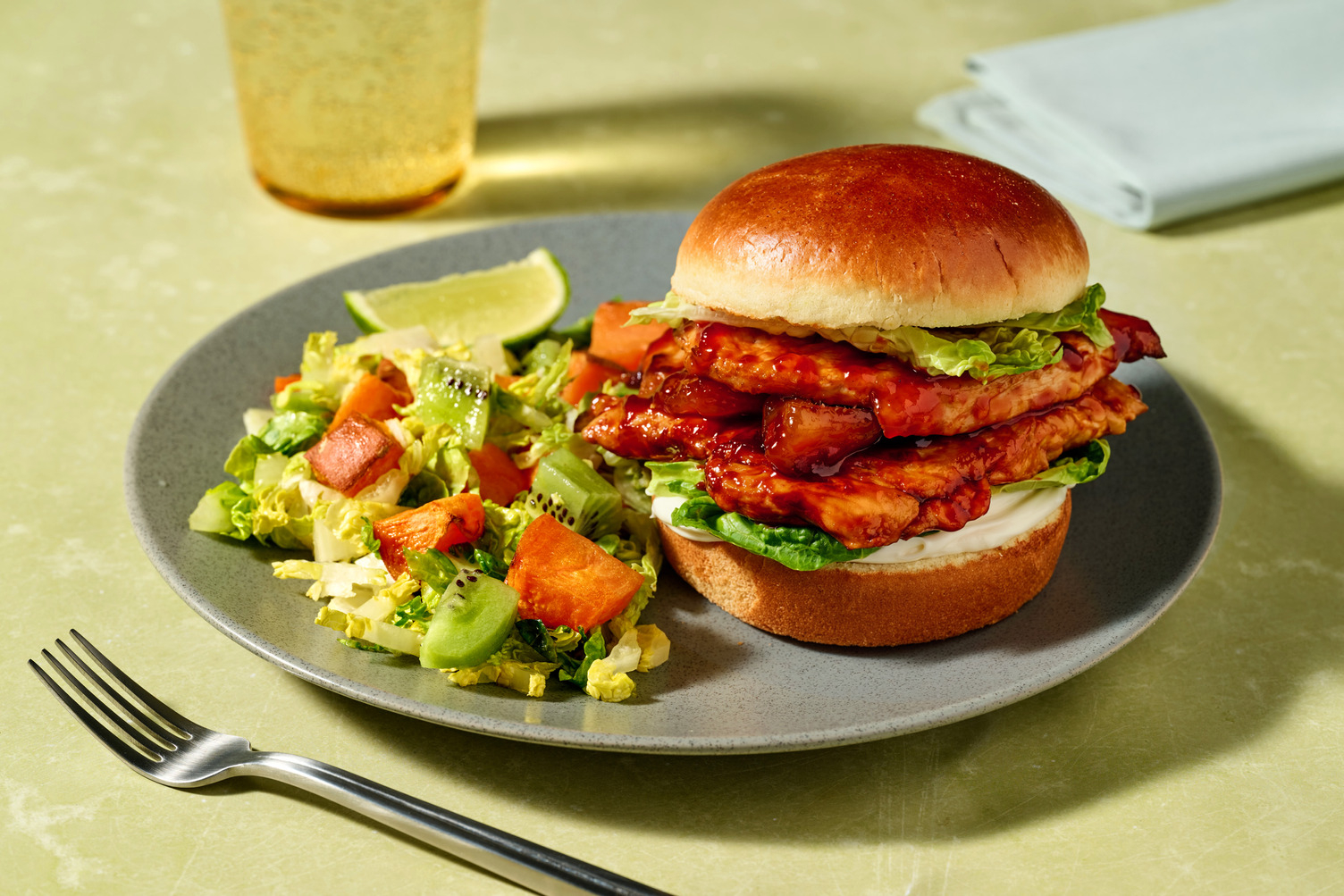 Double Mango-Jerk Chicken Sandwich