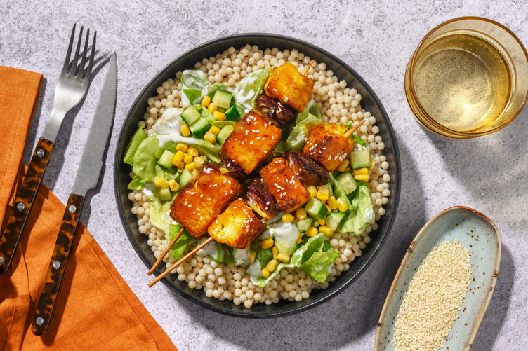 Glazed Peri Peri Chicken Skewers