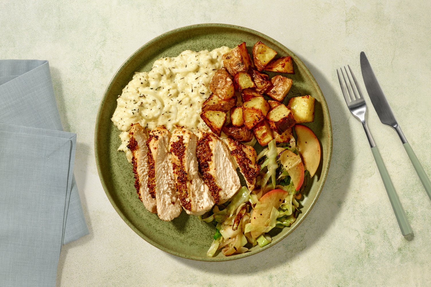 Double Honey Mustard Chicken & Thyme Homemade Bread Sauce