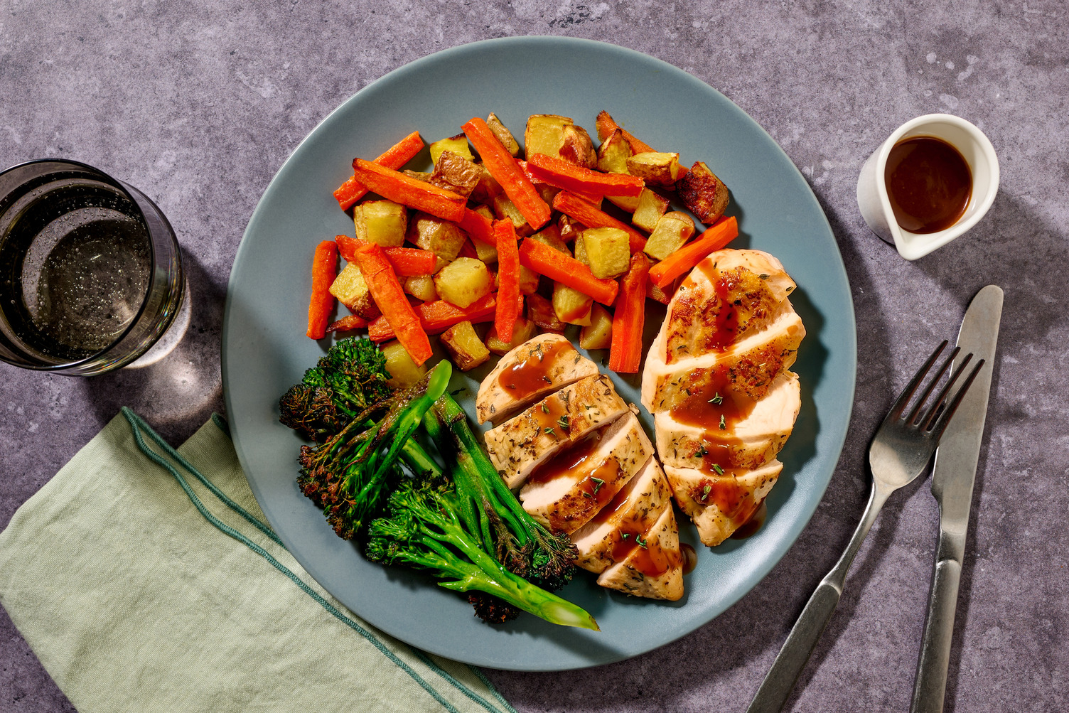 Thyme Double Chicken and Gravy Midweek Roast