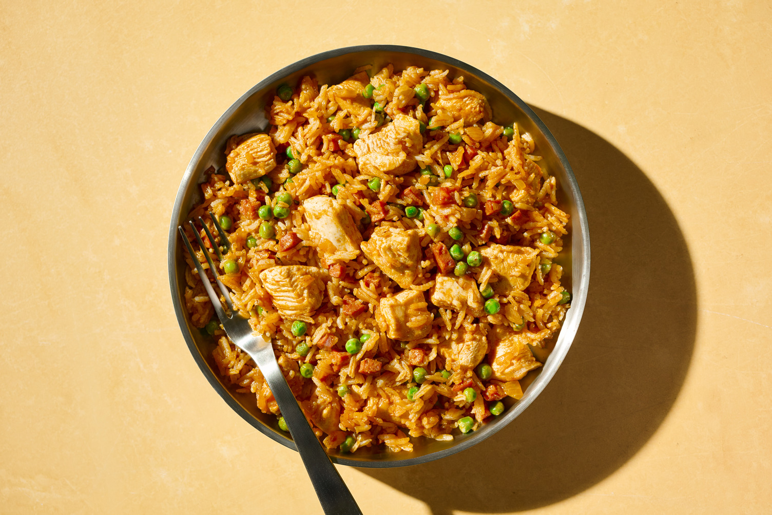 Riz précuit à l'espagnole poulet & chorizo