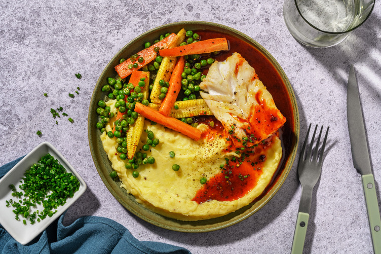 Gochujang Basa and Pan-fried Veg