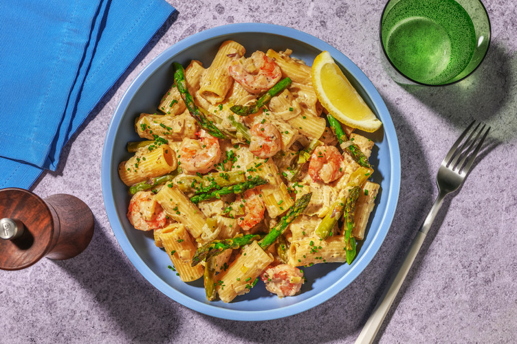 Spring Asparagus and Bacon Pasta