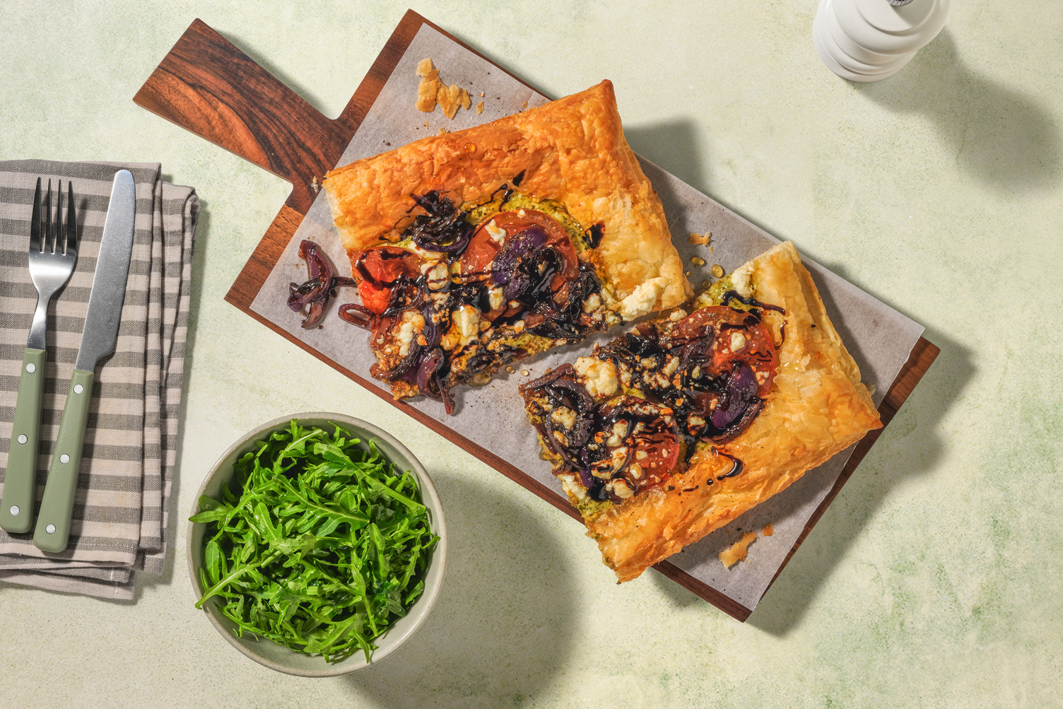 Bacon, Kumato Tomato and Goat's Cheese Tart