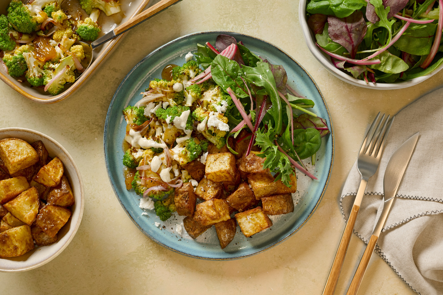 Sharing Style: Sticky Romanesco and Chilli Yoghurt