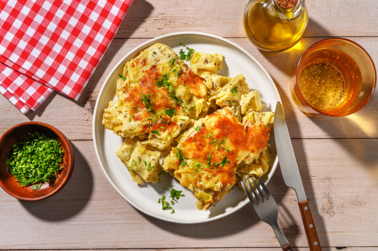 Gratin de tortelloni façon Bouillon