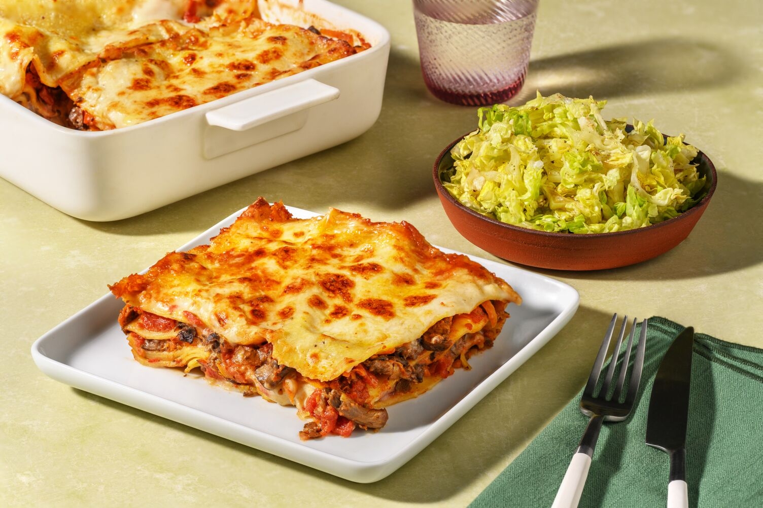 Lasagne végé : champignons & carotte