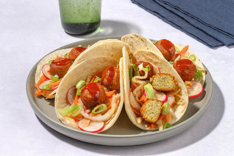 Asian Style Sweet and Spicy Golden Cheese Tacos