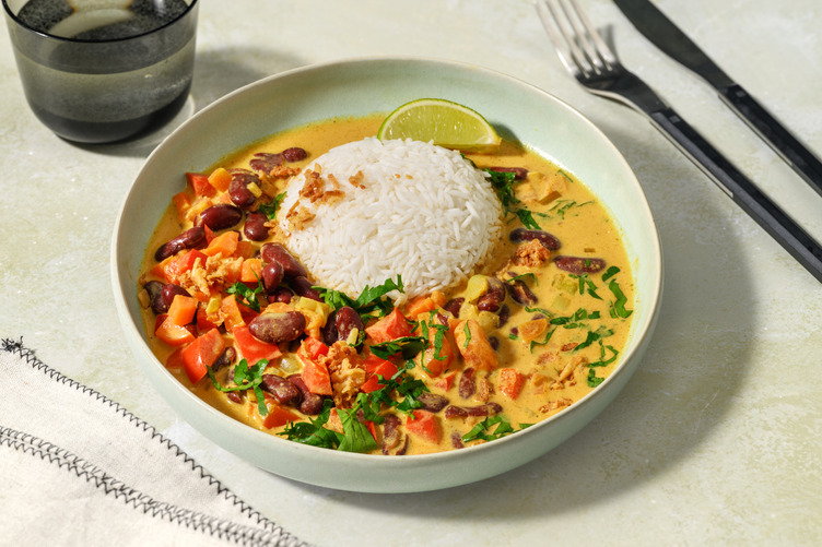 Curry de haricots rouges au lait de coco