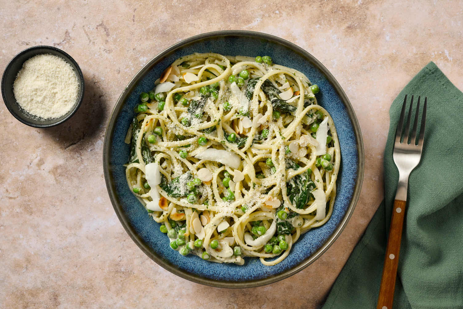 Spicy Caprese Casarecce Pesto Pasta