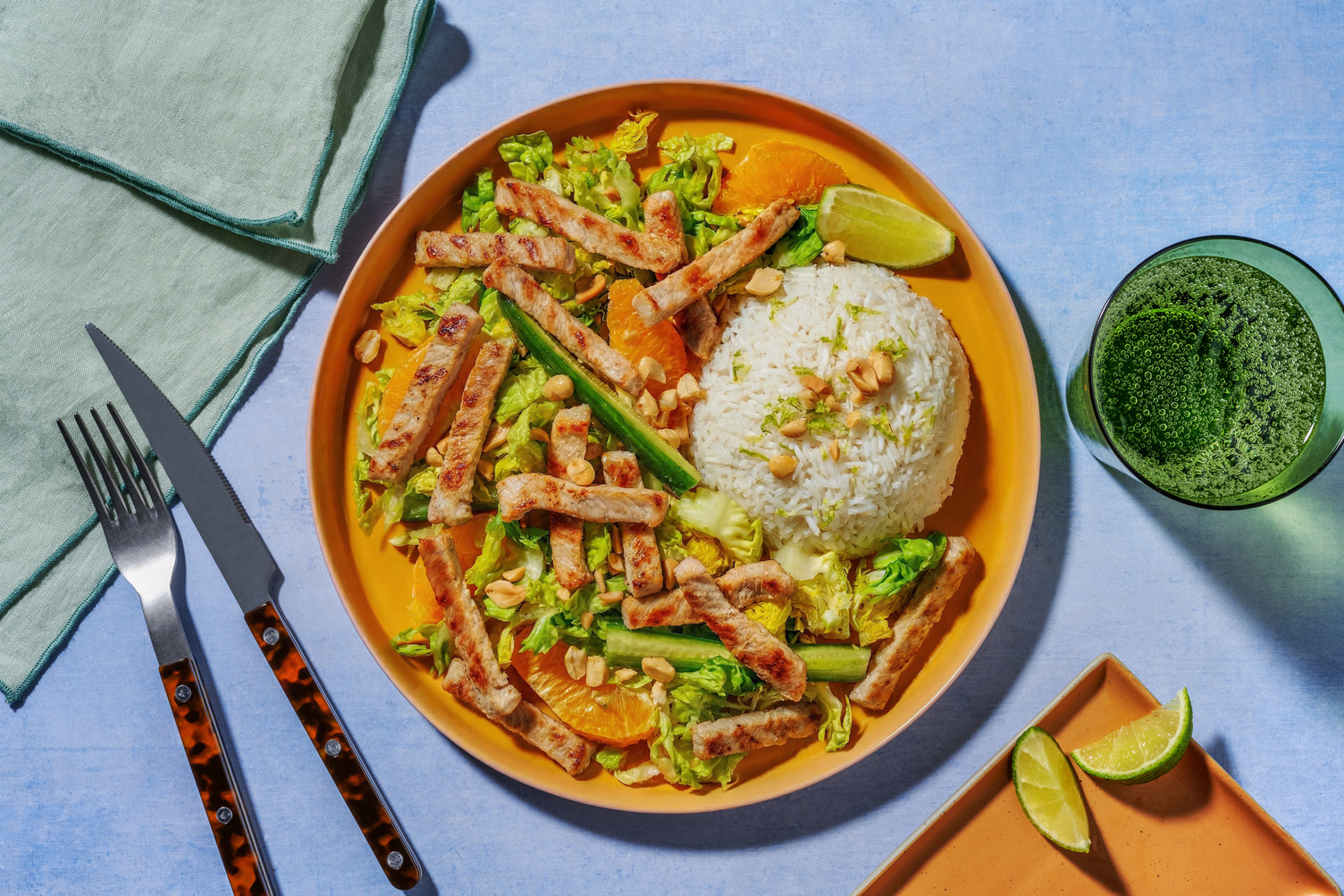 Porc grillé aux saveurs asiatiques