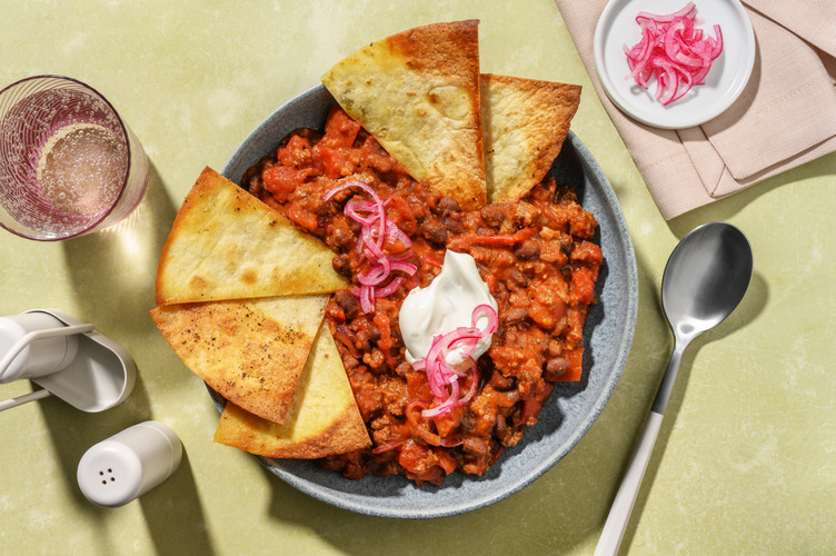 Bœuf & haricots mijotés à la texane