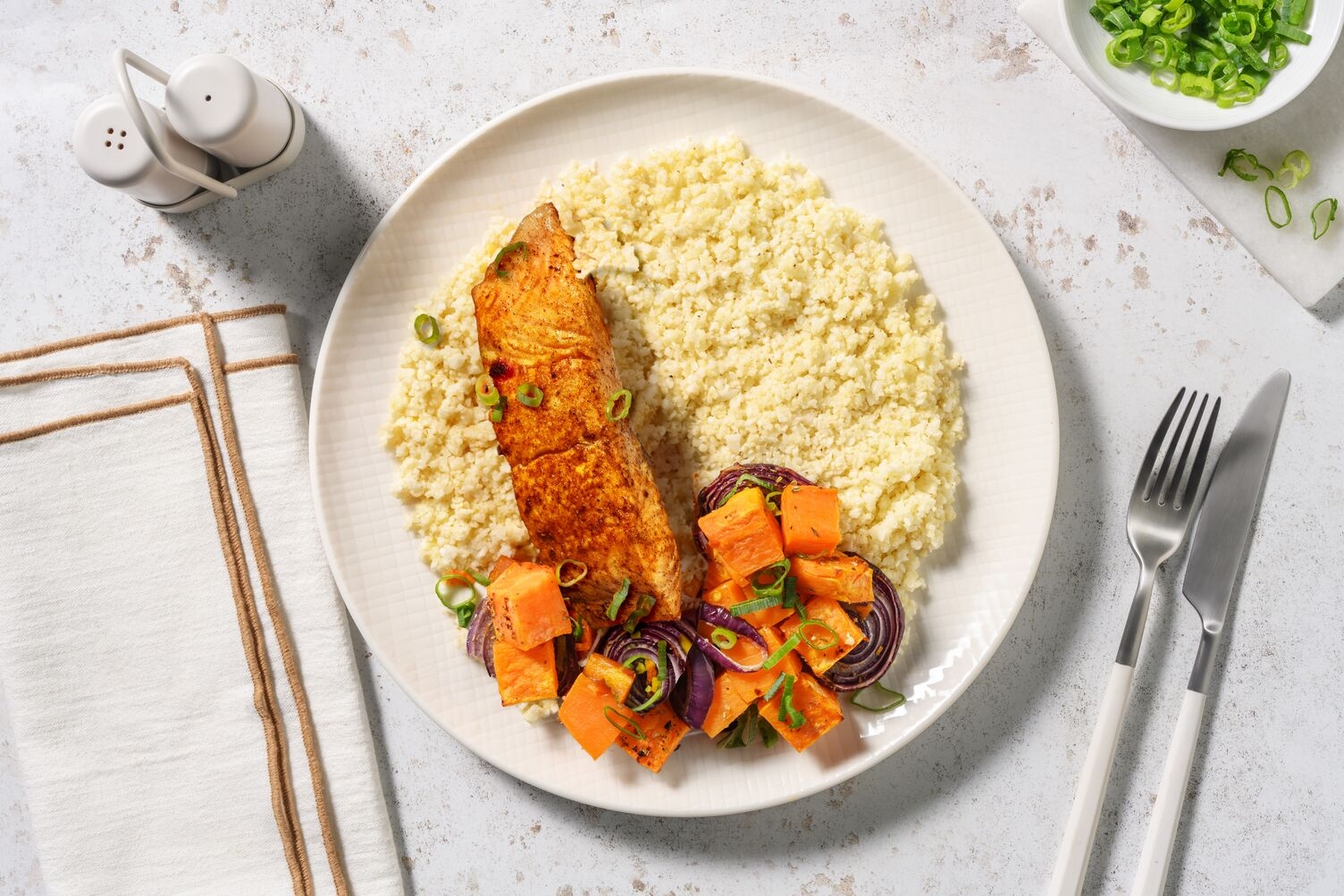 Scharfer Ras-el-Hanout-Lachs
