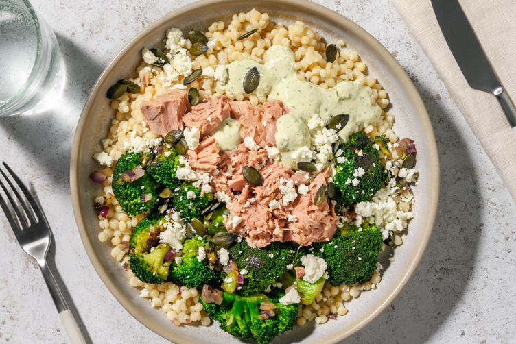 Green Goddess Tuna Salad mit Bio-Feta