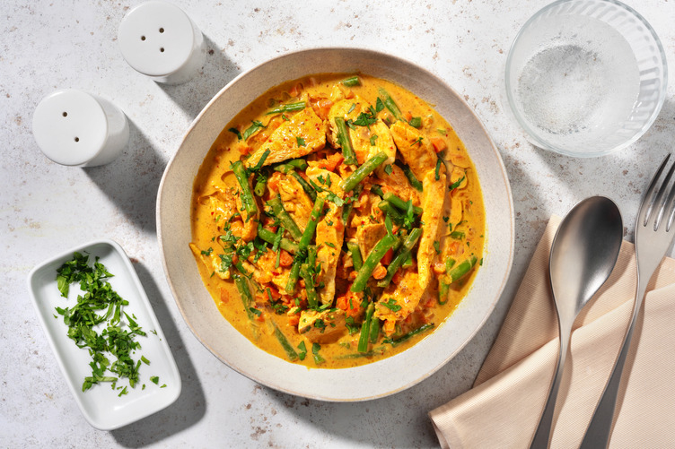 Scharfer Poulet-Eintopf mit Piri Piri