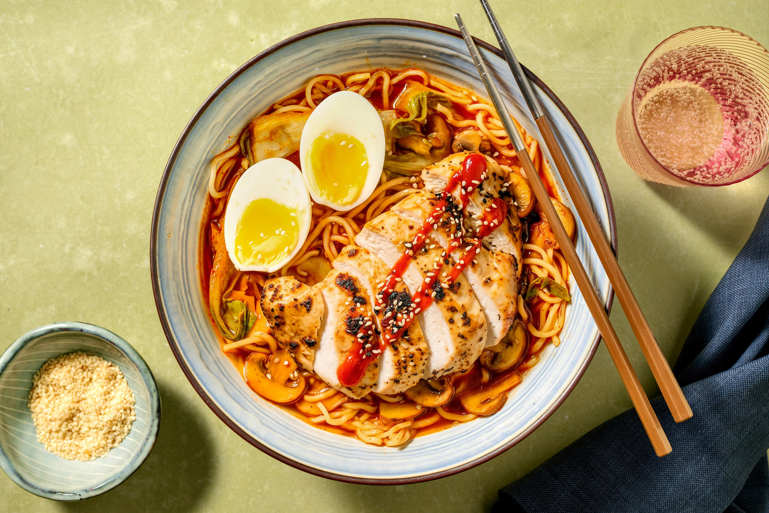 Korean Inspired Chicken Breast Ramyeon