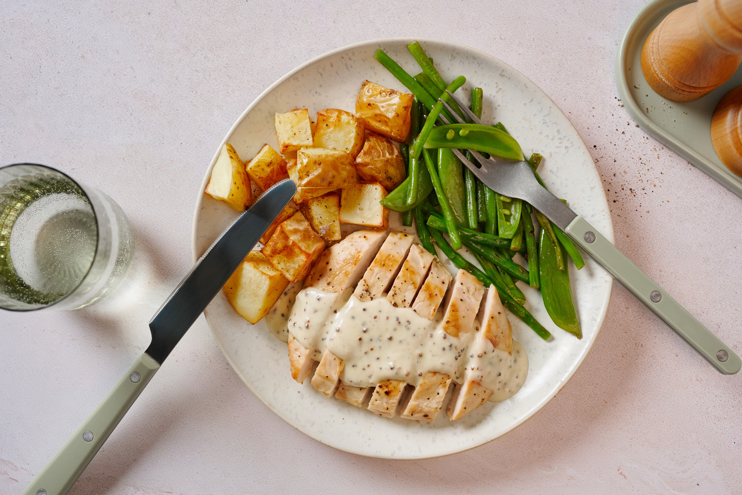 Chicken Breast and Mustard Cream Sauce