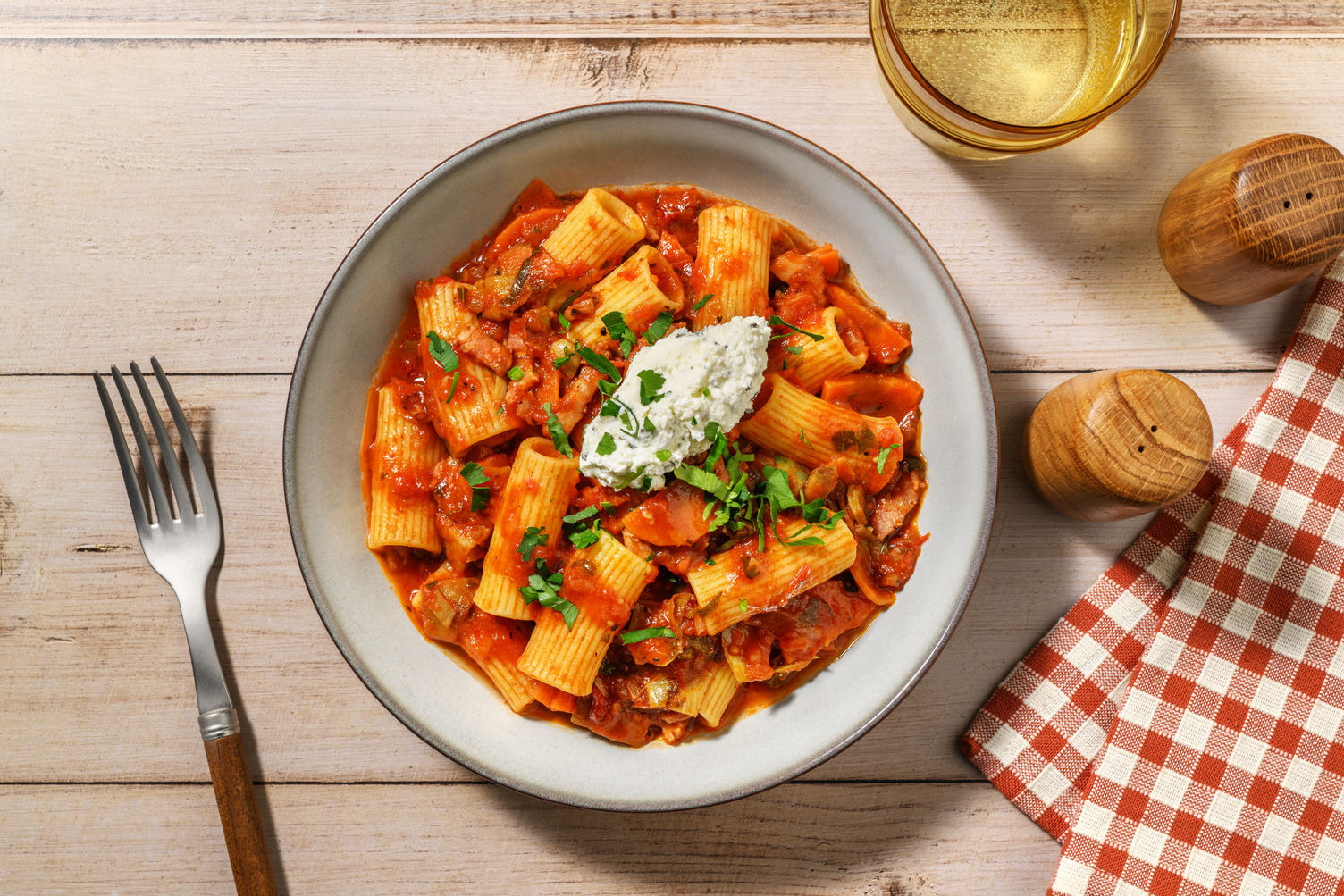 Pâtes aux lardons & artichauts façon barigoule