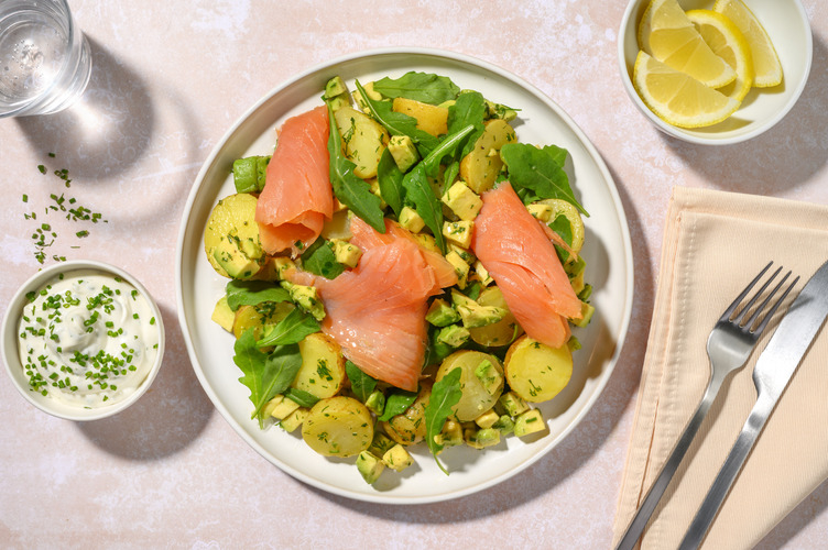 La post-fêtes : saumon fumé, citron & avocat