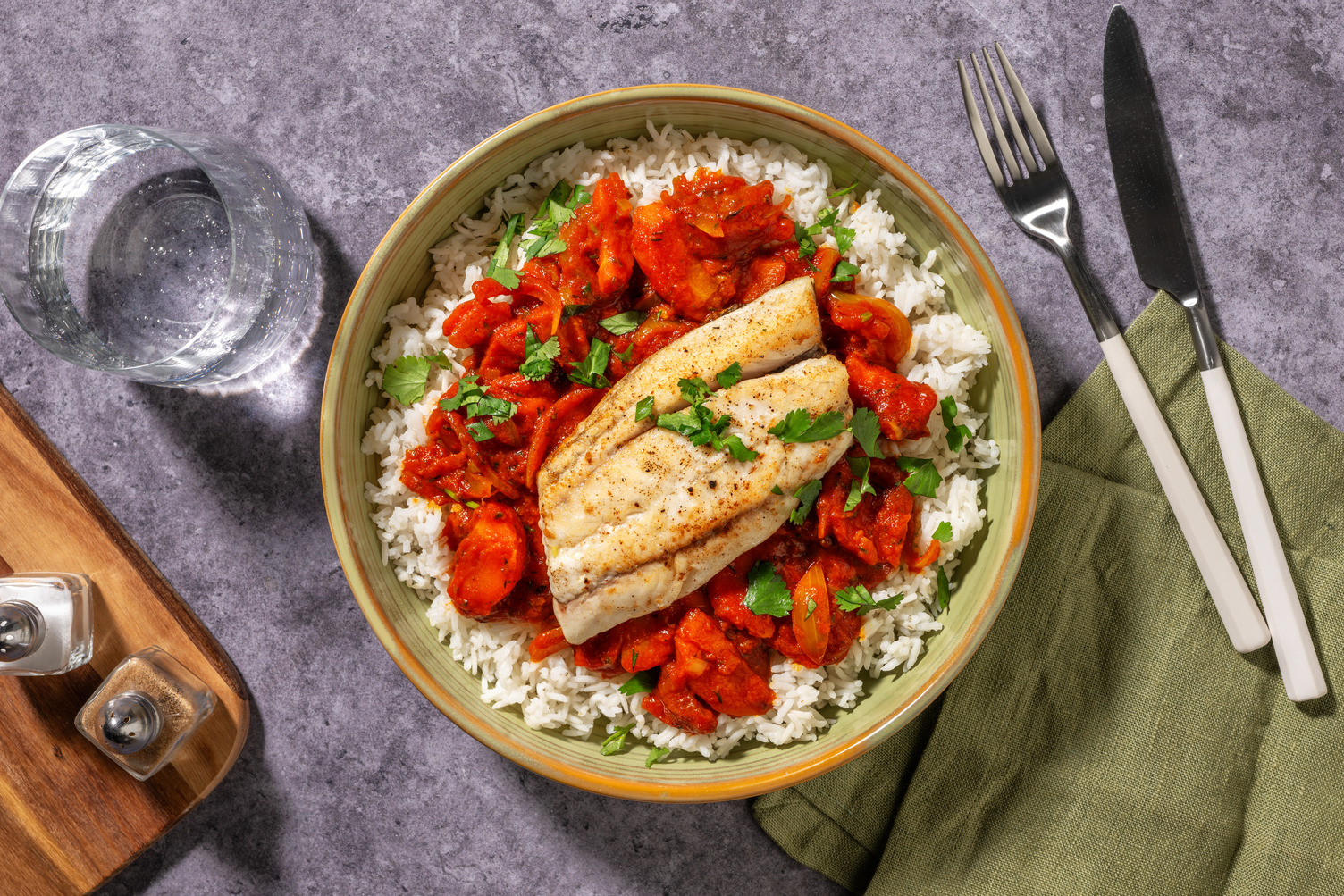 Cari de barramundi à la réunionnaise