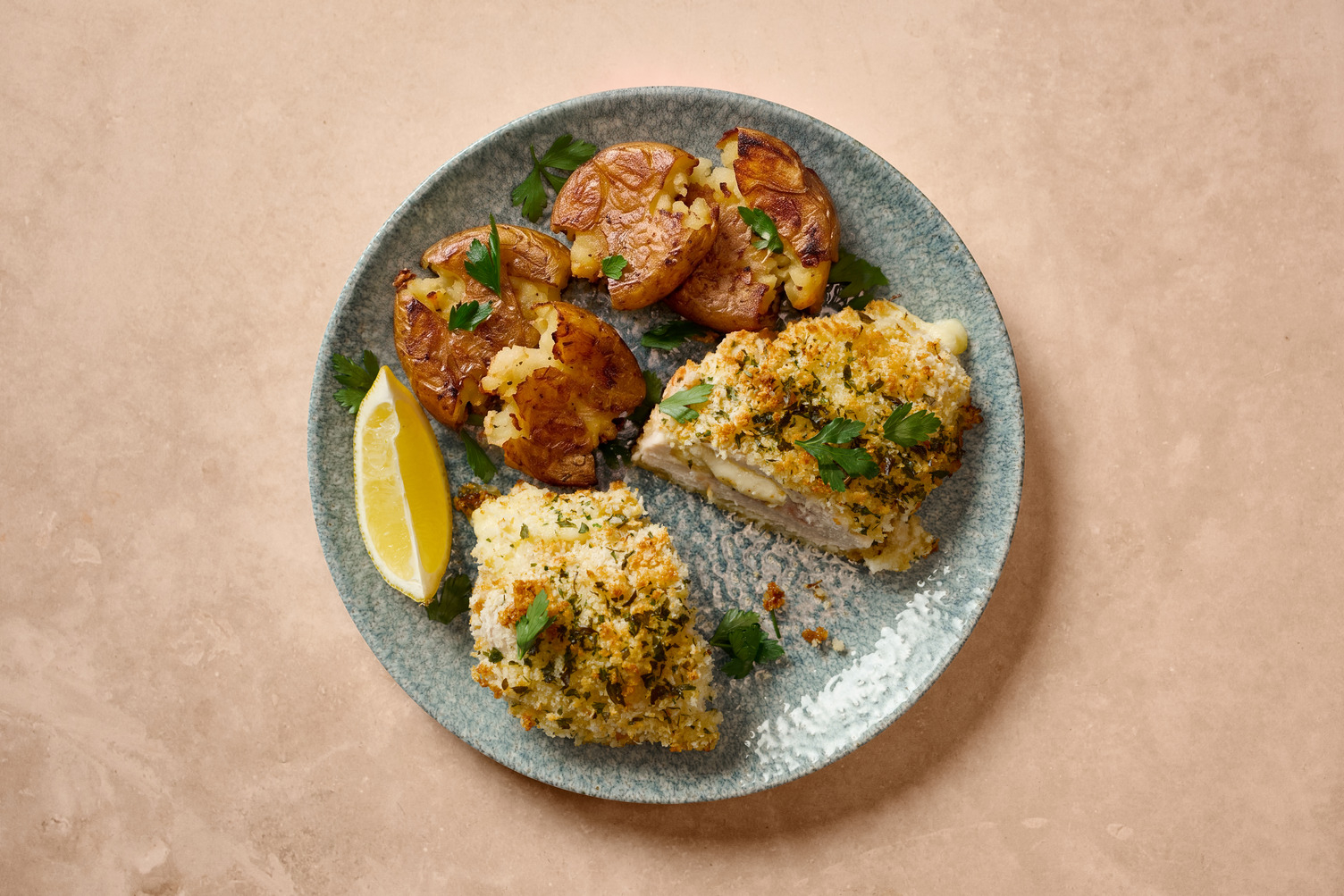 Poulet en croûte d’herbes de Cyril Lignac