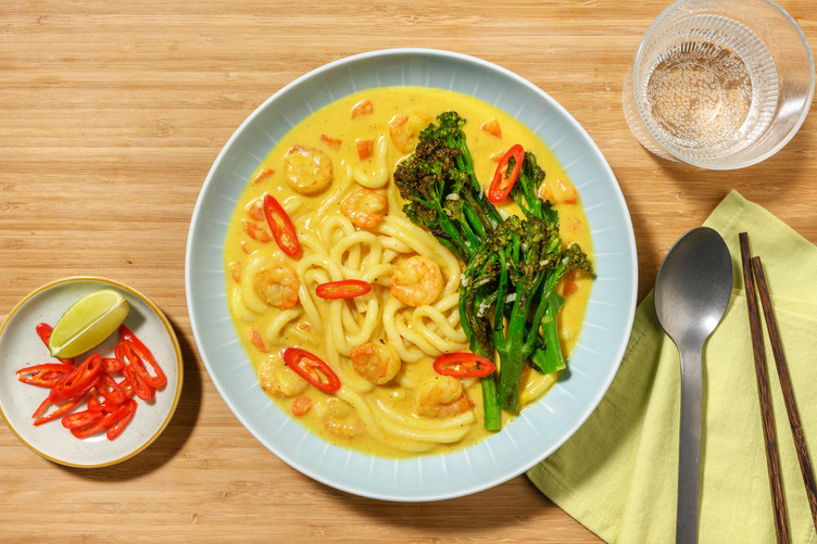 Prawn and Coconut Laksa with Irish Chicken