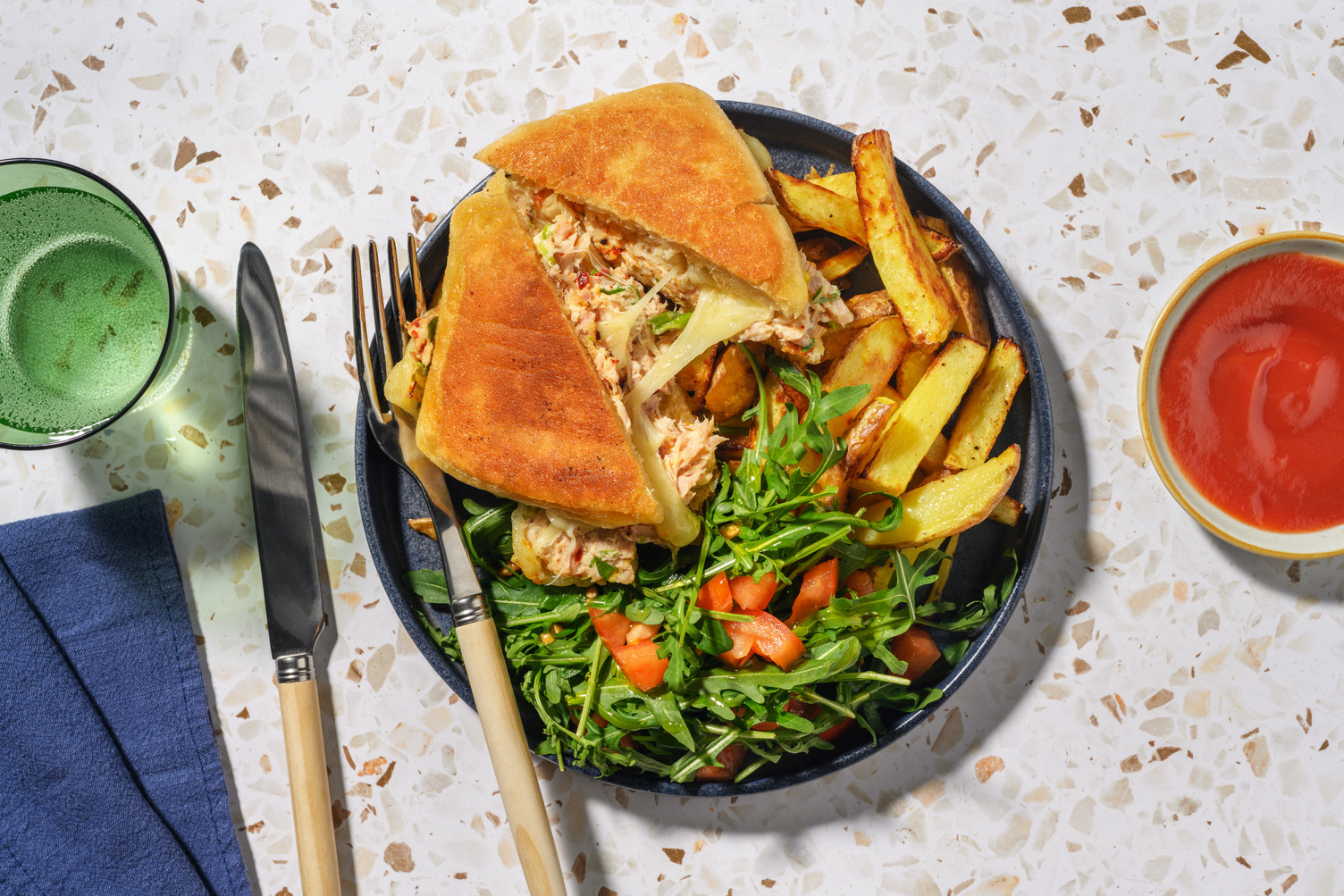 Double Cheese Chilli Tuna Melt